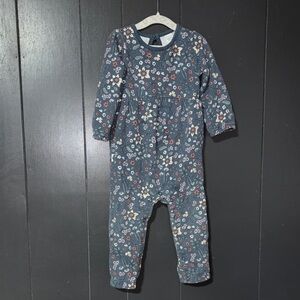 Carter's Navy Floral Kids One Piece